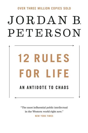 Knjiga 12 Rules for Life autora Jordan B. Peterson izdana 2019 kao meki uvez dostupna u Knjižari Znanje.