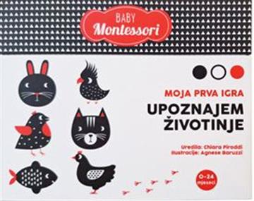Knjiga Baby Montessori: Moja prva igra - Upoznajem životinje autora Chiara Piroddi izdana 2026 kao tvrdi uvez dostupna u Knjižari Znanje.