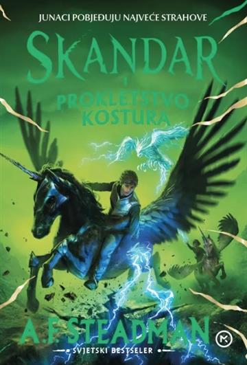 Knjiga Skandar i prokletstvo kostura autora A. F. Steadman izdana 2026 kao tvrdi uvez dostupna u Knjižari Znanje.