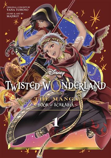 Knjiga Disney Twisted-Wonderland: Book of Scarabia, Vol. 1 autora Majiko! izdana 2026 kao meki uvez dostupna u Knjižari Znanje.