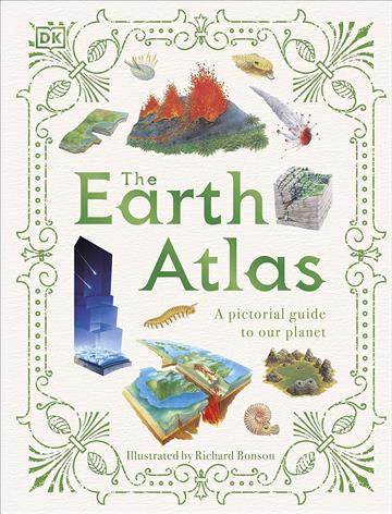 Knjiga Earth Atlas autora DK izdana 2022 kao tvrdi uvez dostupna u Knjižari Znanje.