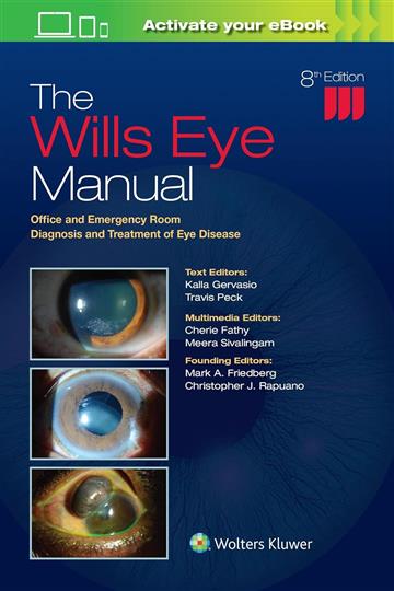 Knjiga Wills Eye Manual 8E autora Dr. Kalla Gervasio izdana 2021 kao meki uvez dostupna u Knjižari Znanje.