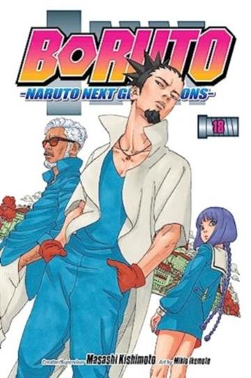 Knjiga Boruto, vol. 18 autora Masashi Kishimoto izdana 2024 kao meki uvez dostupna u Knjižari Znanje.