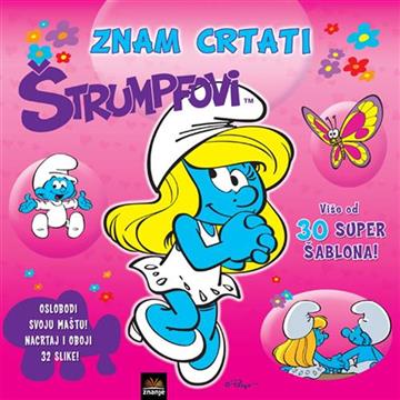 Štrumpfovi - znam crtati - roza 9789533248431