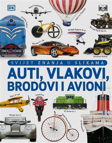 Knjiga Svijet znanja u slikama - Auti, vlakovi, brodovi i avioni autora Grupa autora izdana 2026 kao tvrdi uvez dostupna u Knjižari Znanje.