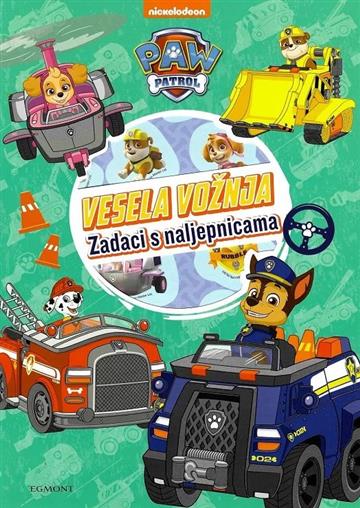 Knjiga Paw Patrol: Vesela vožnja autora  izdana 2025 kao meki uvez dostupna u Knjižari Znanje.