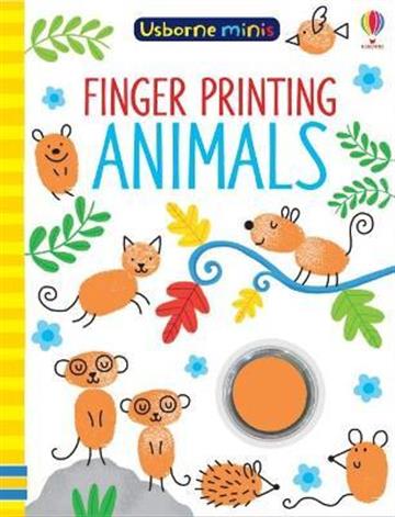 Knjiga Mini Finger Printing Animals autora Usborne izdana 2018 kao meki uvez dostupna u Knjižari Znanje.