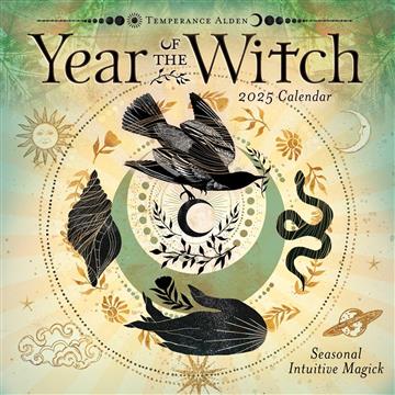 Knjiga Year of the Witch 2025 Wall Calendar autora Grupa autora izdana 2024 kao meki dostupna u Knjižari Znanje.