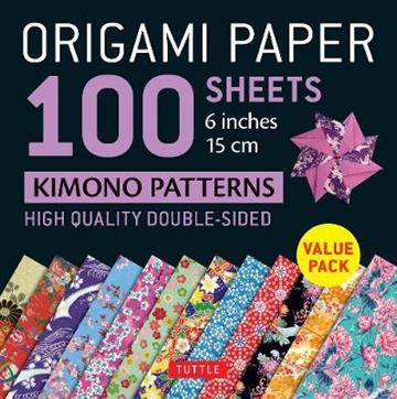Knjiga Origami Paper 100 Sheets Kimono Patterns autora Tuttle izdana 2020 kao  dostupna u Knjižari Znanje.