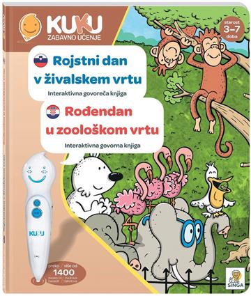 Knjiga Interaktivna knjiga Kuku - Rođendan u zoološkom vrtu autora KUKU izdana  kao tvrdi uvez dostupna u Knjižari Znanje.