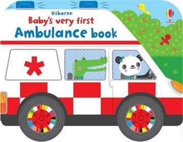 Knjiga Baby's Very First Books with wheels Ambulance book autora Usborne izdana 2020 kao tvrdi uvez dostupna u Knjižari Znanje.