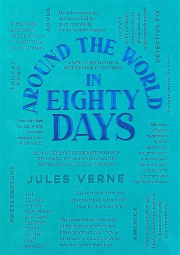 Knjiga Around the World in Eighty Days autora Jules Verne izdana 2023 kao meki uvez dostupna u Knjižari Znanje.