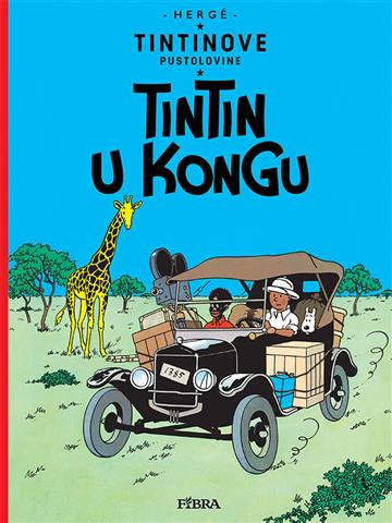 Knjiga Tintin u Kongu autora Hergé izdana 2023 kao tvrdi uvez dostupna u Knjižari Znanje.