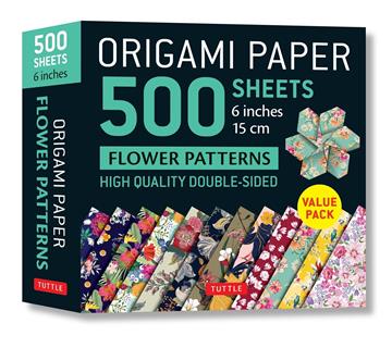 Knjiga Origami Paper 500 sheets Flower Patterns (15 cm) autora Tuttle izdana 2020 kao  dostupna u Knjižari Znanje.