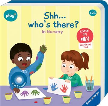 Knjiga Shh... Who's There? In Nursery autora Ravensburger izdana 2025 kao tvrdi uvez dostupna u Knjižari Znanje.