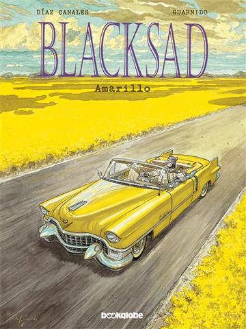 Knjiga Blacksad 5: Amarillo autora Juan Díaz Canales; Juanjo Guarnido izdana 2014 kao tvrdi uvez dostupna u Knjižari Znanje.