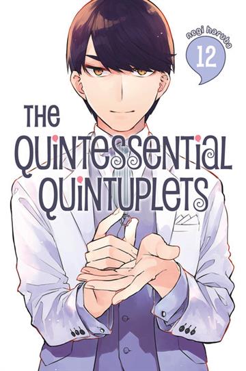 Knjiga Quintessential Quintuplets, vol. 12 autora Negi Haruba izdana 2021 kao meki uvez dostupna u Knjižari Znanje.