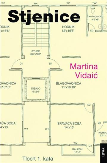Knjiga Stjenice autora Martina Vidaić izdana 2023 kao meki uvez dostupna u Knjižari Znanje.