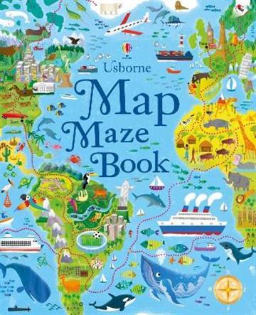 Knjiga Map Maze Book autora  izdana 2017 kao meki uvez dostupna u Knjižari Znanje.