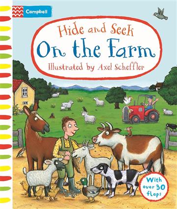 Knjiga Hide and Seek On the Farm autora Axel Scheffler izdana 2024 kao meki uvez dostupna u Knjižari Znanje.