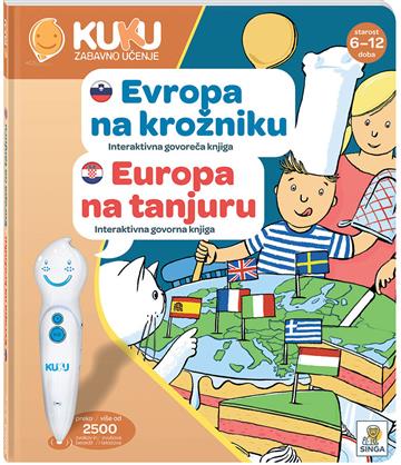 Knjiga Interaktivna knjiga Kuku - Europa na tanjuru autora KUKU izdana  kao tvrdi uvez dostupna u Knjižari Znanje.