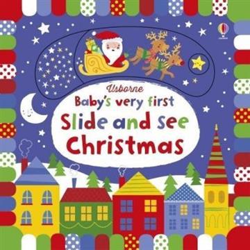 Knjiga Baby's Very First Slide and See Christmas autora Usborne izdana 2017 kao tvrdi uvez dostupna u Knjižari Znanje.