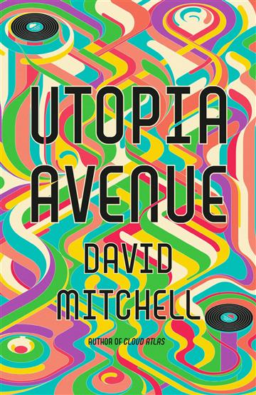 Knjiga Utopia Avenue autora David Mitchell izdana 2020 kao meki uvez dostupna u Knjižari Znanje.