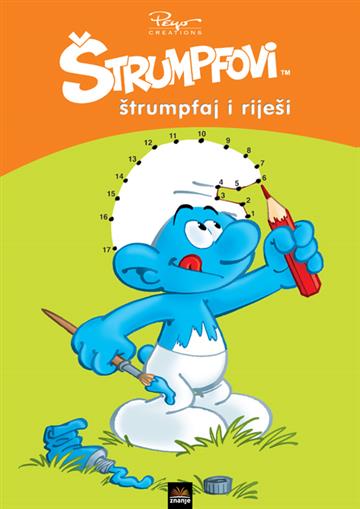 Knjiga Štrumfaj i riješi - narančasto zelena autora Grupa autora izdana  kao meki uvez dostupna u Knjižari Znanje.