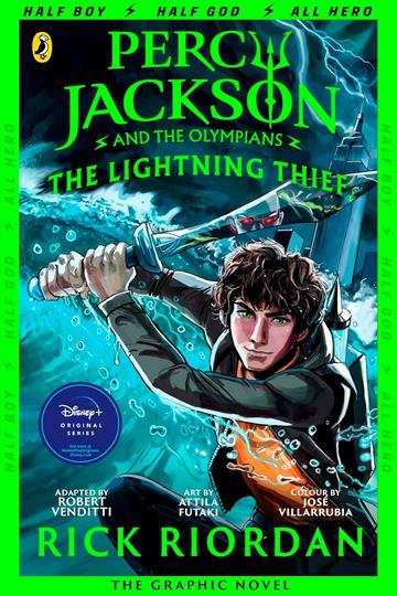 Knjiga Lightning Thief: Graphic Novel autora Rick Riordan izdana 2024 kao meki uvez dostupna u Knjižari Znanje.