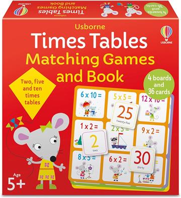 Knjiga Times Tables Games And Book autora Usborne izdana 2021 kao meki uvez dostupna u Knjižari Znanje.