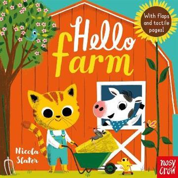 Knjiga Hello Farm autora Nicola Slater izdana 2018 kao tvrdi uvez dostupna u Knjižari Znanje.