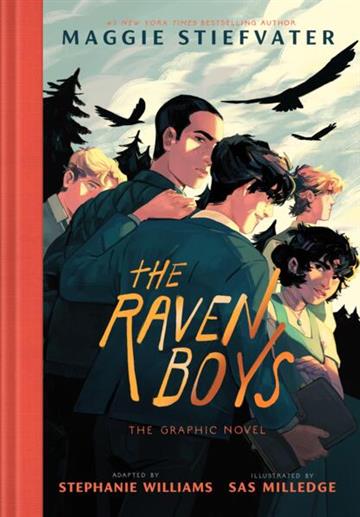Knjiga Raven Boys (graphic novel) autora Maggie Stiefvater izdana 2025 kao tvrdi uvez dostupna u Knjižari Znanje.