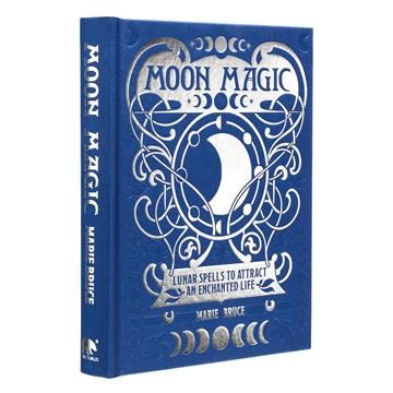 Knjiga Moon Magic: Lunar spells to attract an enchanted life autora Marie Bruce izdana 2024 kao tvrdi uvez dostupna u Knjižari Znanje.