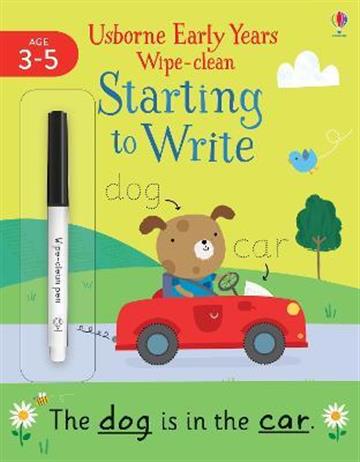 Knjiga Early Years Wipe Clean Starting to Write autora Usborne izdana 2020 kao meki uvez dostupna u Knjižari Znanje.