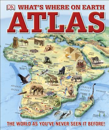 Knjiga What's Where on Earth Atlas autora DK izdana 2017 kao tvrdi uvez dostupna u Knjižari Znanje.