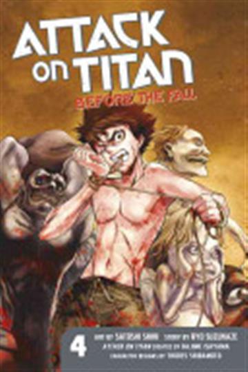 Knjiga Attack on Titan: Before the Fall vol. 04 autora Hajime Isayama izdana 2015 kao meki uvez dostupna u Knjižari Znanje.