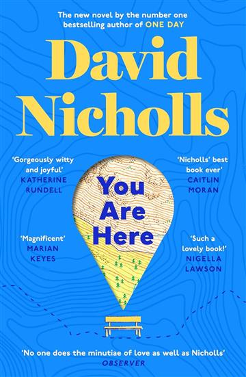 Knjiga You Are Here autora David Nicholls  izdana 2024 kao tvrdi uvez dostupna u Knjižari Znanje.