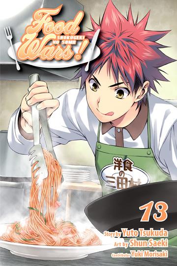 Knjiga Food Wars!: Shokugeki no Soma, vol. 13 autora Yuto Tsukudo izdana 2016 kao meki uvez dostupna u Knjižari Znanje.