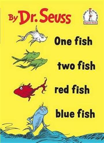 Knjiga One Fish Two Fish Red Fish Blue Fish autora Dr. Seuss izdana 1999 kao tvrdi uvez dostupna u Knjižari Znanje.