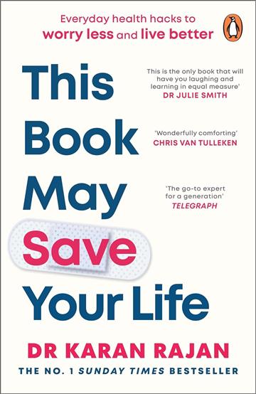Knjiga This Book May Save Your Life autora Karan Rajan izdana 2025 kao meki uvez dostupna u Knjižari Znanje.
