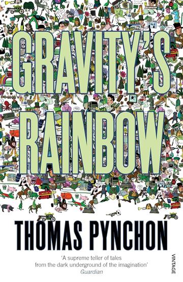 Knjiga Gravity's Rainbow autora Thomas Pynchon izdana 1995 kao meki uvez dostupna u Knjižari Znanje.