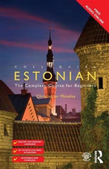 Knjiga Colloquial Estonian autora Christopher Moseley izdana 2015 kao meki uvez dostupna u Knjižari Znanje.