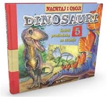Knjiga Nacrtaj i oboji - Dinosauri autora Grupa autora izdana  kao tvrdi uvez dostupna u Knjižari Znanje.