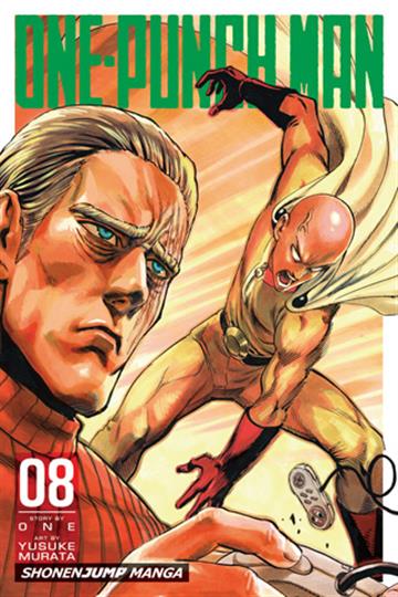 Knjiga One-Punch Man, vol. 08 autora ONE, Yusuke Murata izdana 2016 kao meki uvez dostupna u Knjižari Znanje.