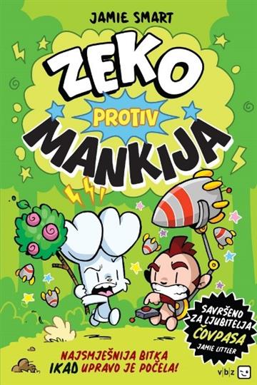 Knjiga Zeko protiv Mankija autora Jamie Smart izdana 2026 kao meki uvez dostupna u Knjižari Znanje.