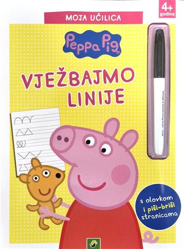Knjiga Peppa Pig VJEŽBAJMO LINIJE autora Grupa autora izdana 2025 kao meki uvez dostupna u Knjižari Znanje.