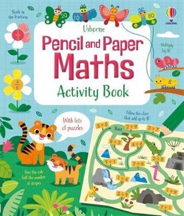 Knjiga Pencil and Paper Maths Activity Book autora Usborne izdana 2022 kao meki uvez dostupna u Knjižari Znanje.