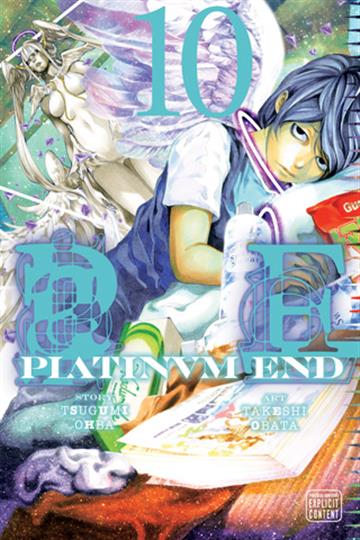 Knjiga Platinum End, vol. 10 autora Tsugumi Ohba izdana 2019 kao meki uvez dostupna u Knjižari Znanje.