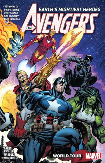 Knjiga Avengers Vol. 2: World Tour autora Jason Aaron izdana 2019 kao meki uvez dostupna u Knjižari Znanje.