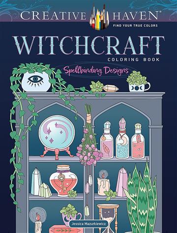 Knjiga Witchcraft Coloring Book autora Jessica Mazurkiewicz izdana 2023 kao meki uvez dostupna u Knjižari Znanje.
